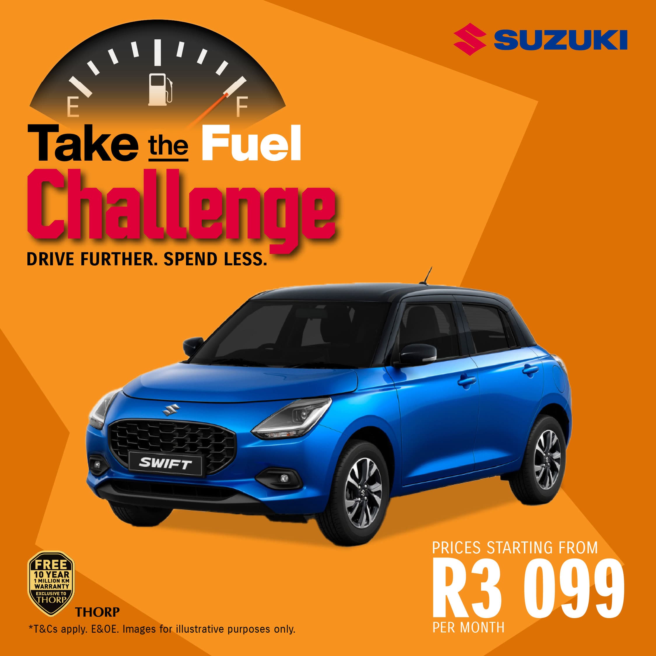 Swift fuel challenge
